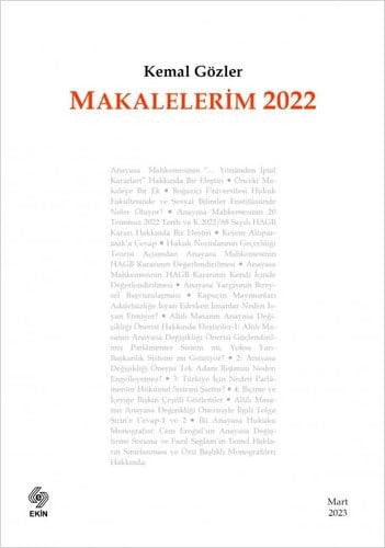 Makalelerim 2022