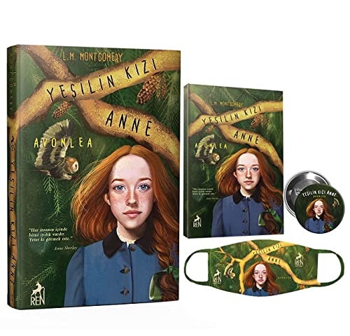 Yesilin Kizi Anne Avonlea; Defter, Rozet, Maske Hediyeli