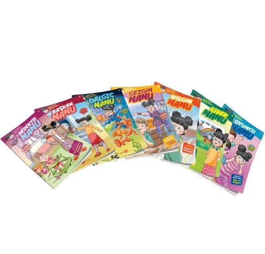 Nanu'nun Maceraları Set - 10 Kitap Takım: Hikayelerle Değerler Eğitimi