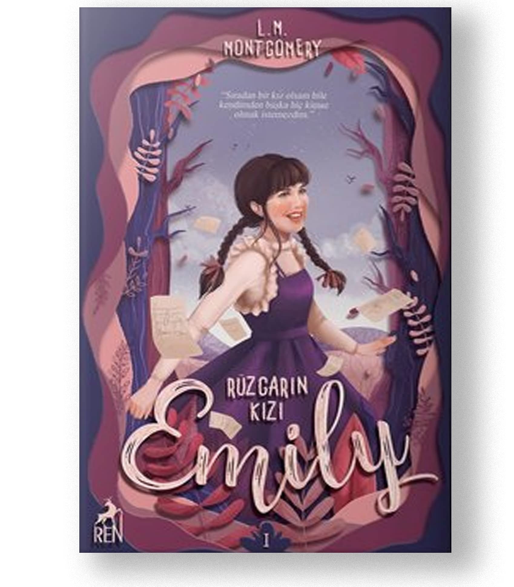 Rüzgarin Kizi Emily Ciltli Özel Kitap Ayraci Ile