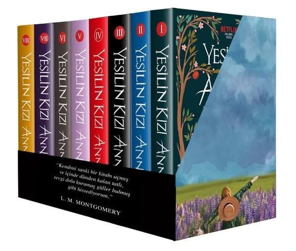 Yesilin Kizi Anne Karton Kutulu Set (8 Kitap)