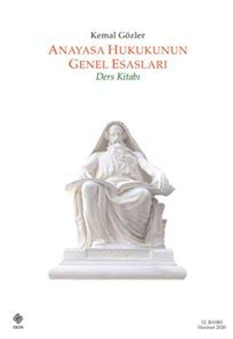 Anayasa hukukunun genel esasları ders kitabı
