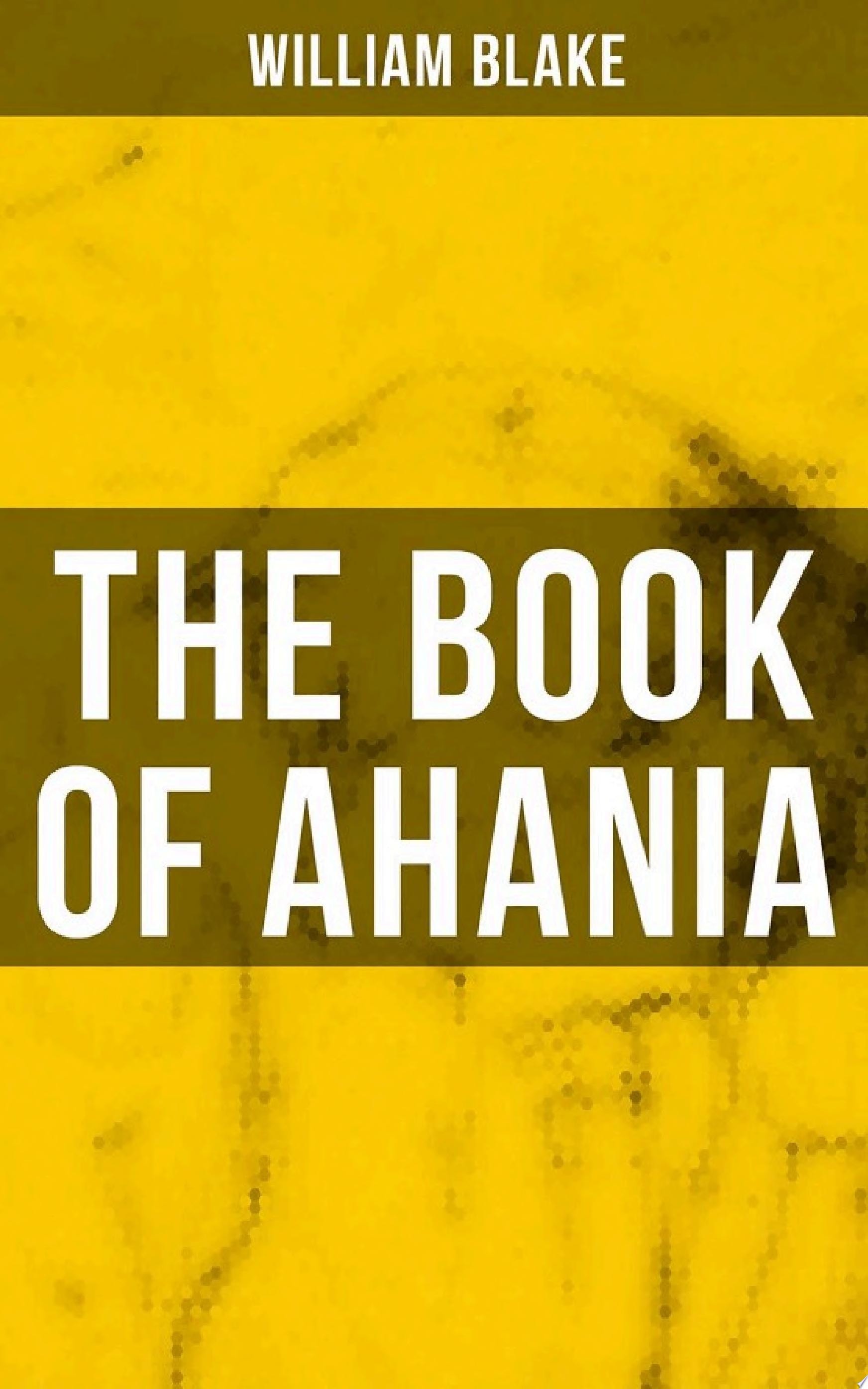 The Book of Ahania