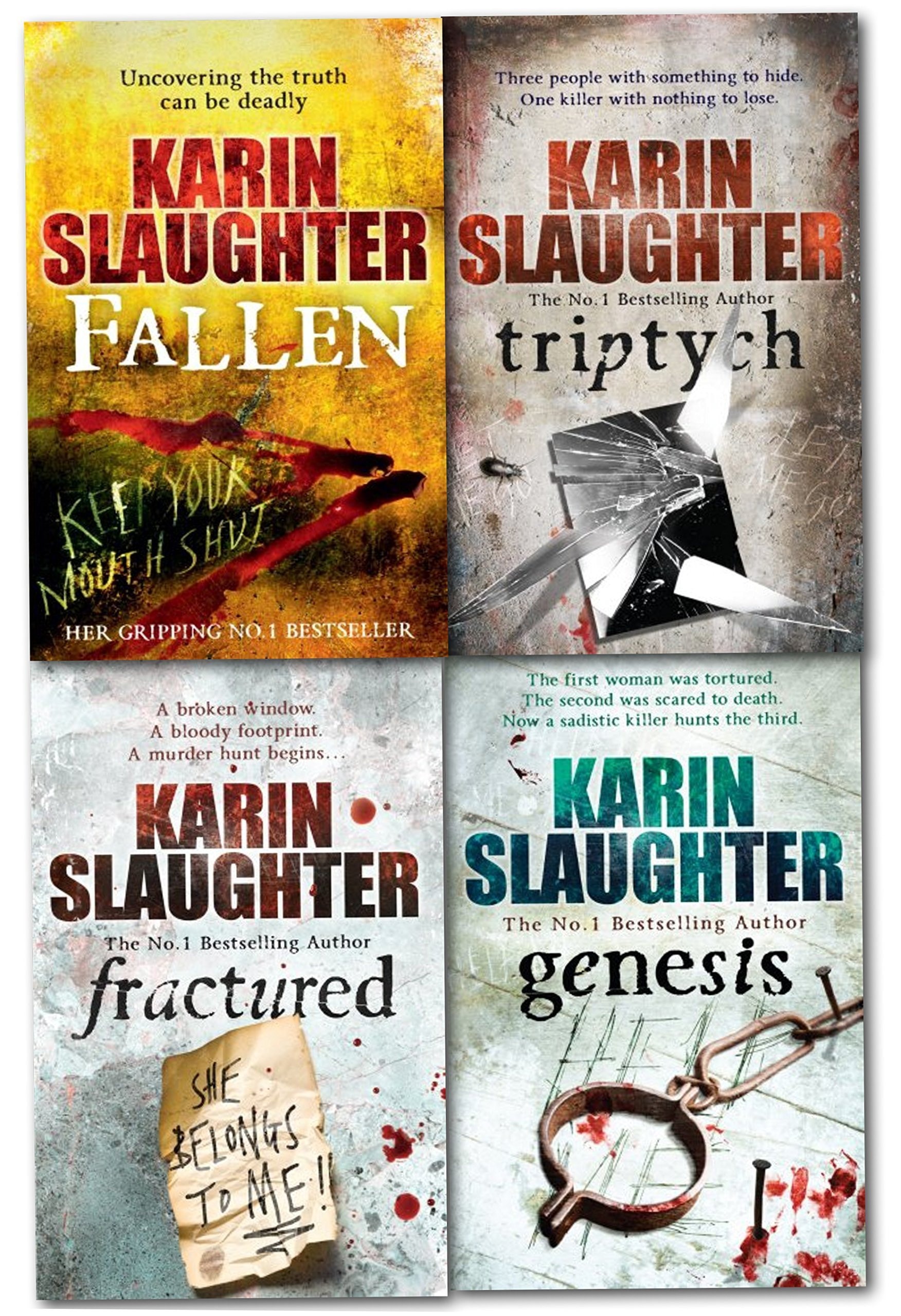 4 books Triptych / Genesis / Fallen / Fractured