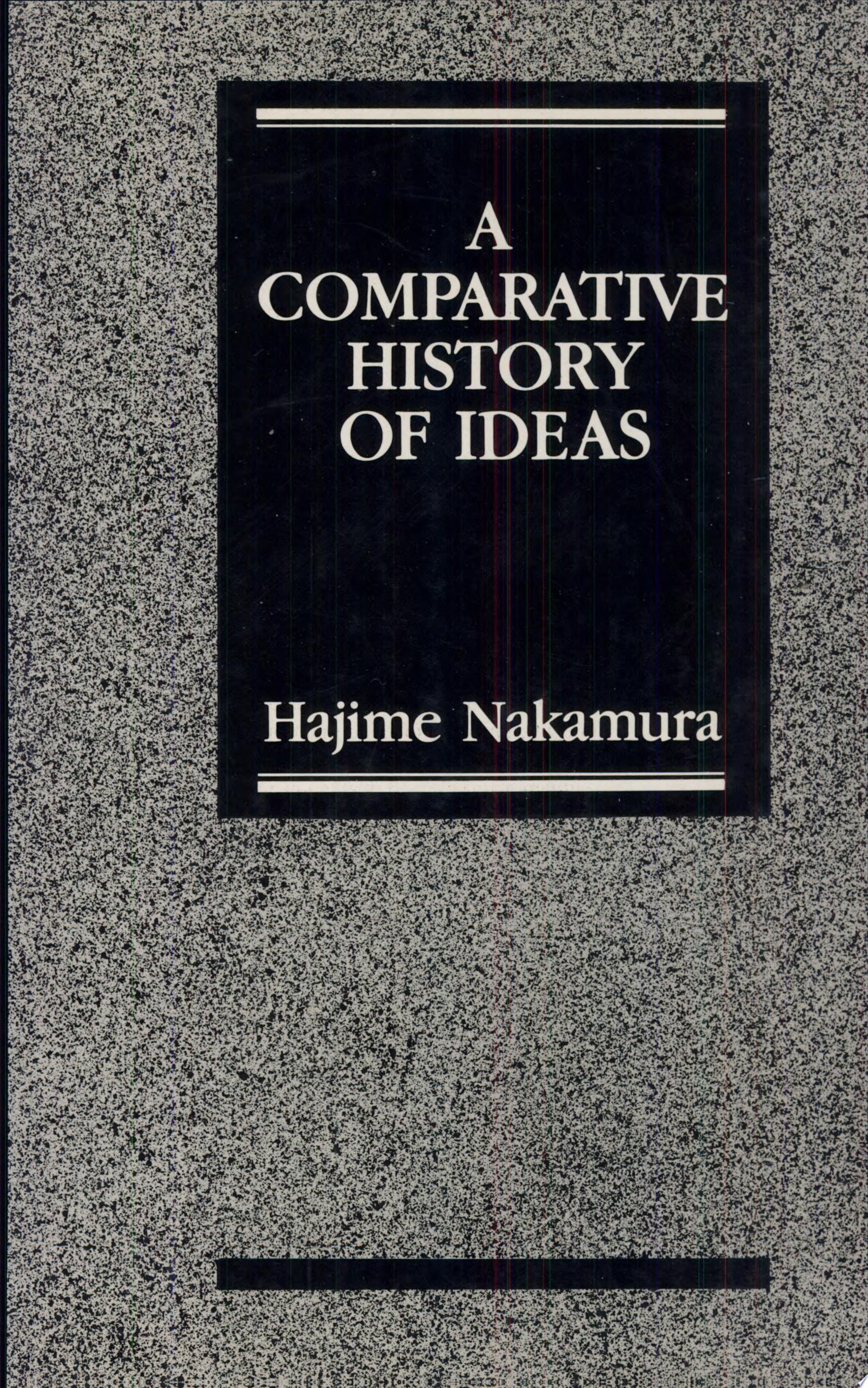 A Comparative History of Ideas