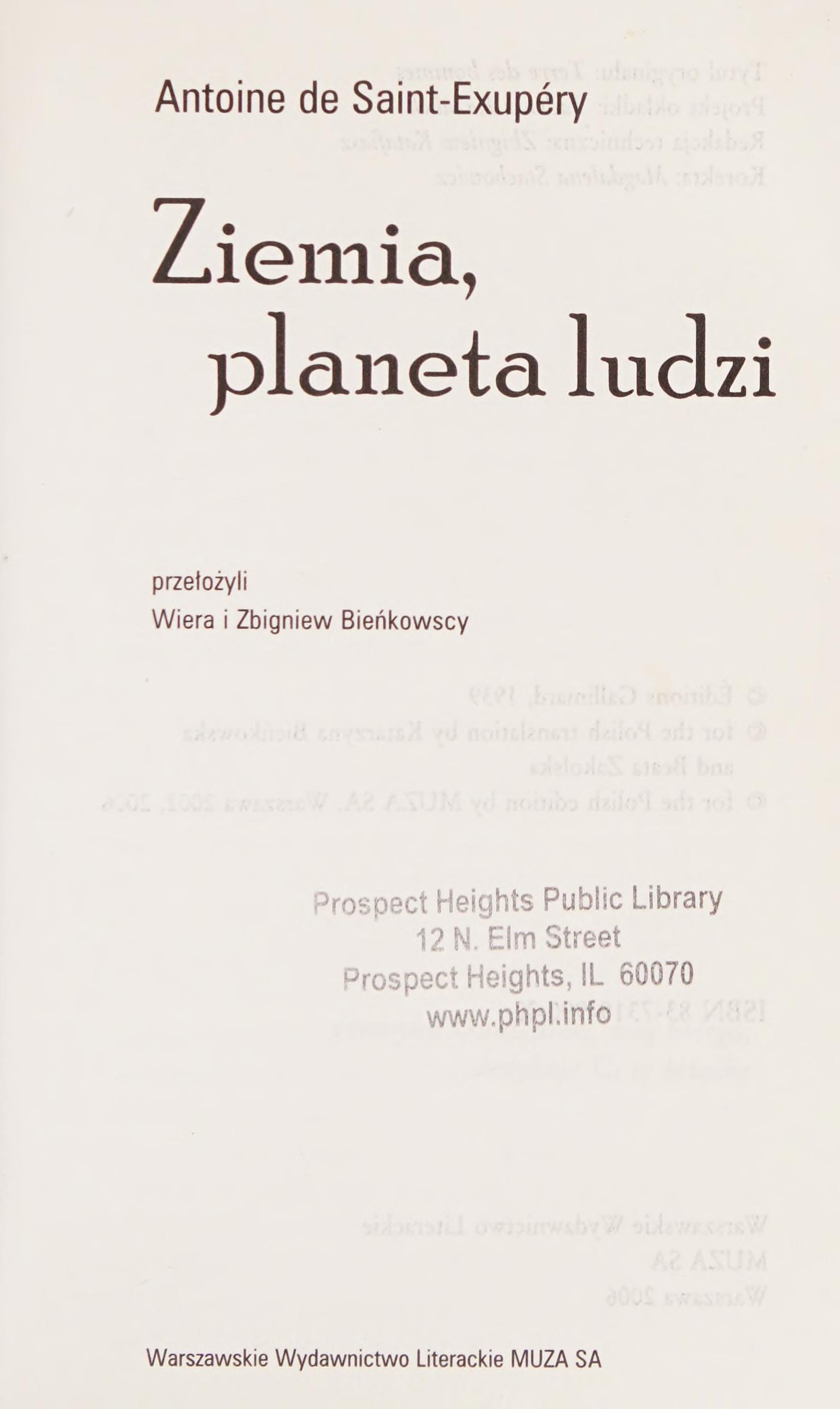Ziemia, planeta ludzi