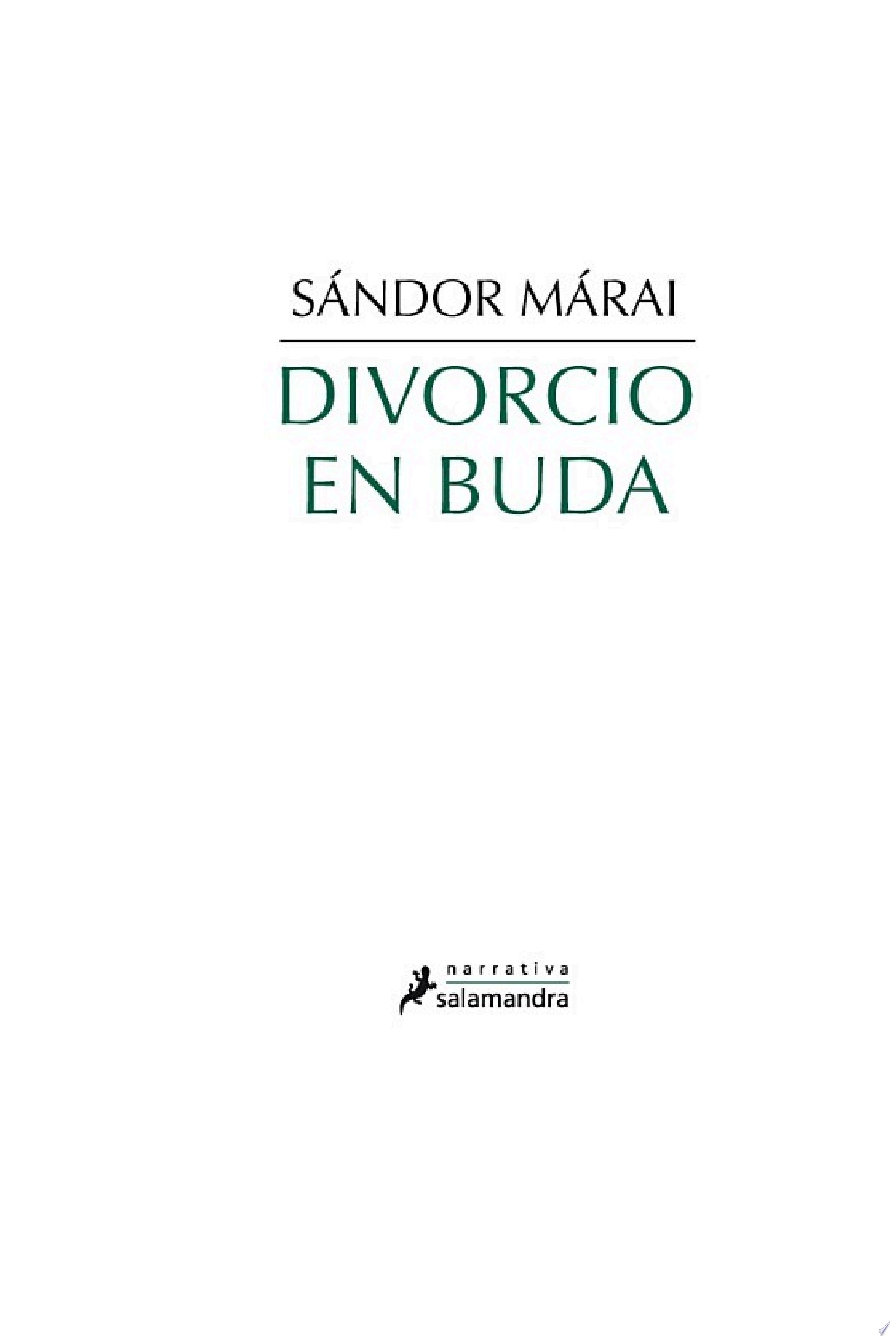 Divorcio en Buda