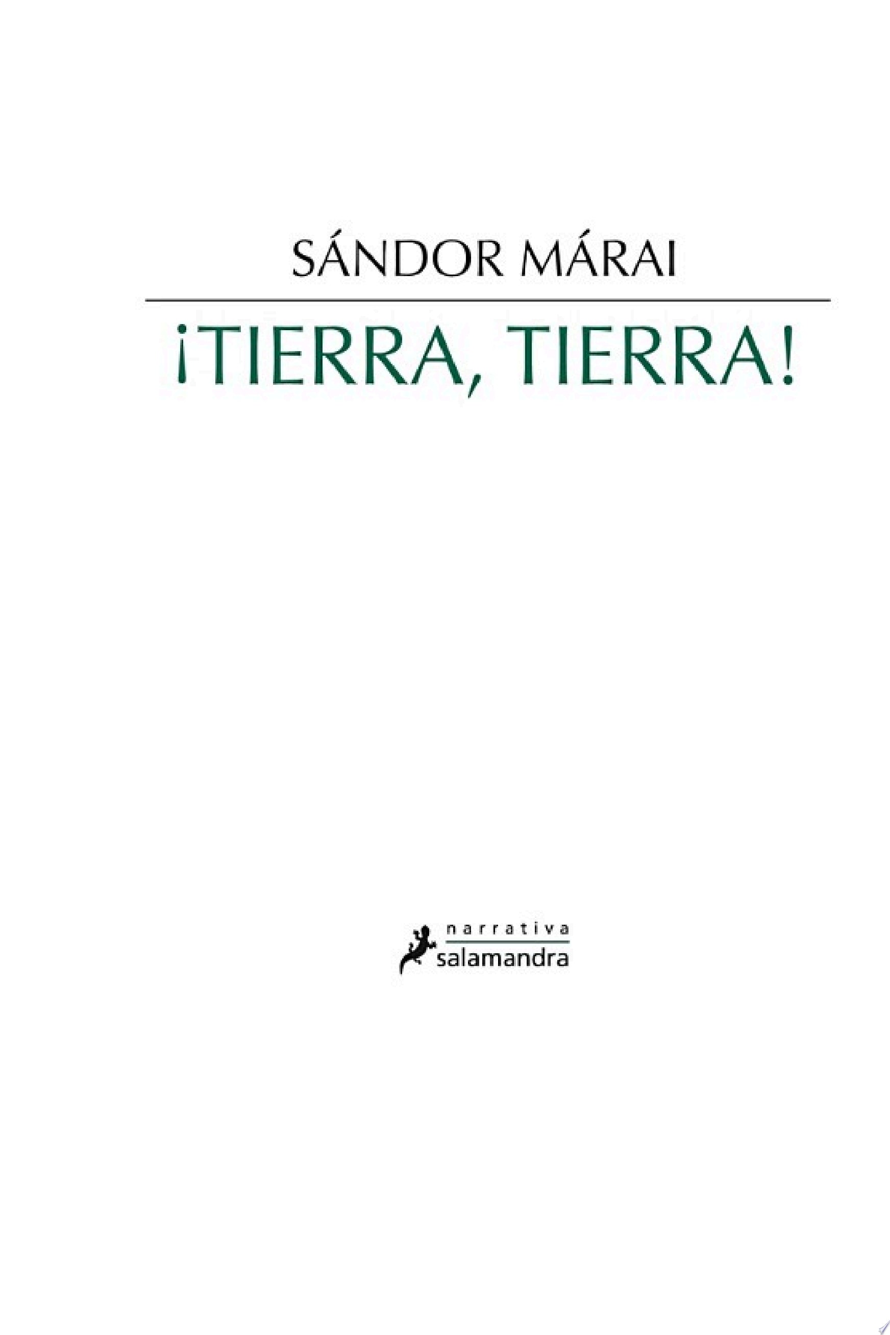 ¡Tierra, tierra!