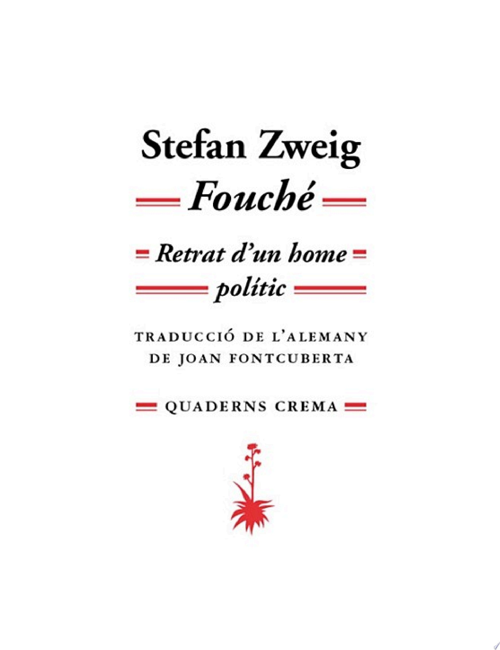 Fouché retrat d'un home polític