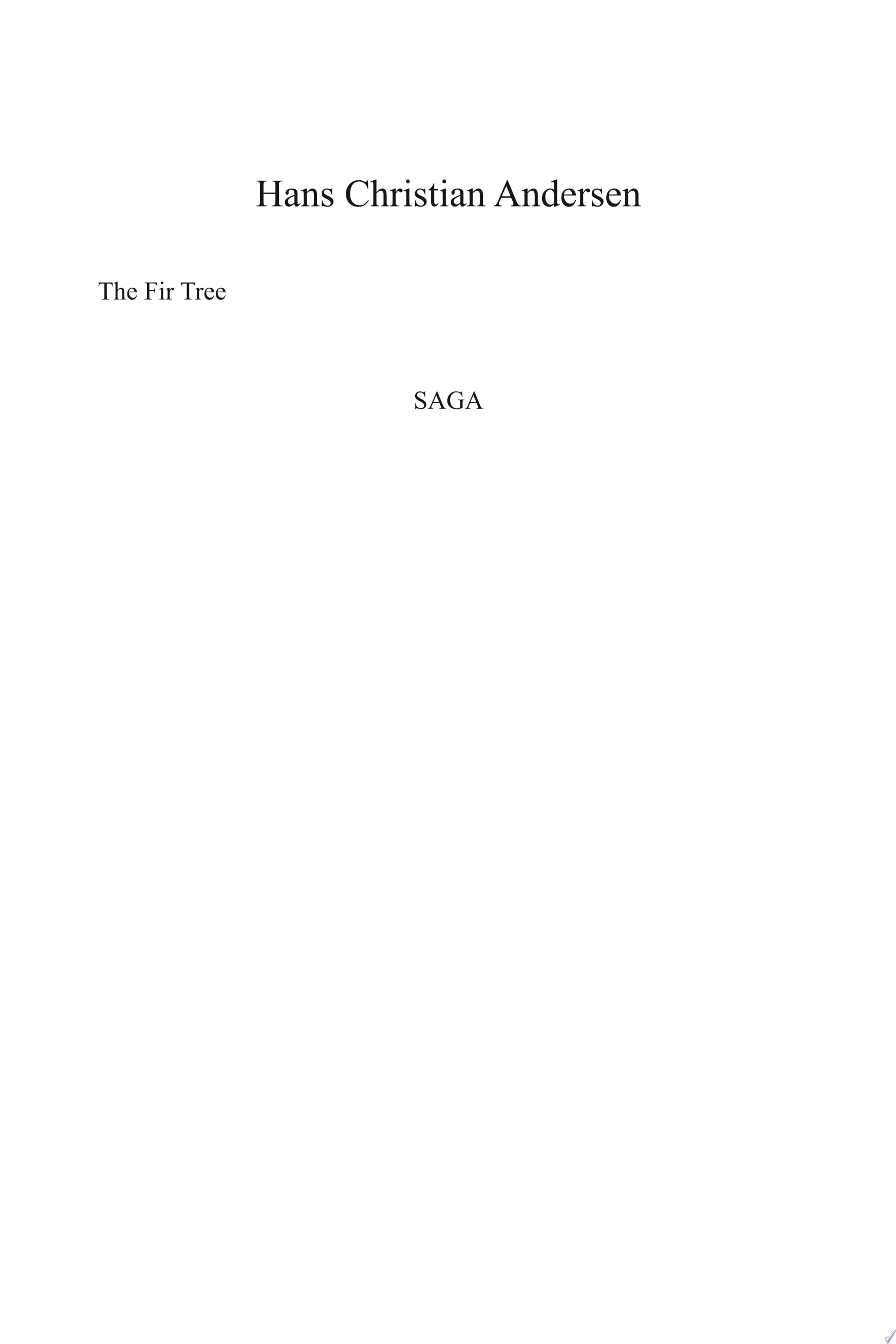The Fir Tree