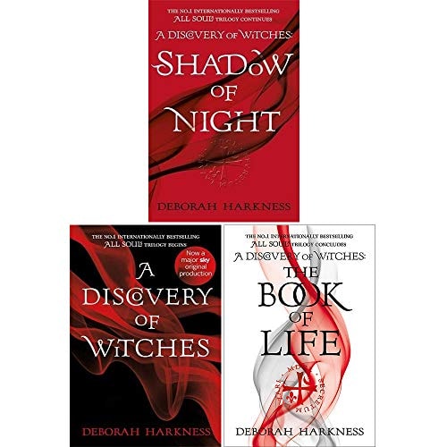All Souls Trilogy Collection Deborah Harkness 3 Books Set (The Book of Life, Shadow of Night, A discovery of witches )