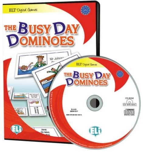 ELI Digital Language Games: The Busy Day Dominoes - game box + digital edition