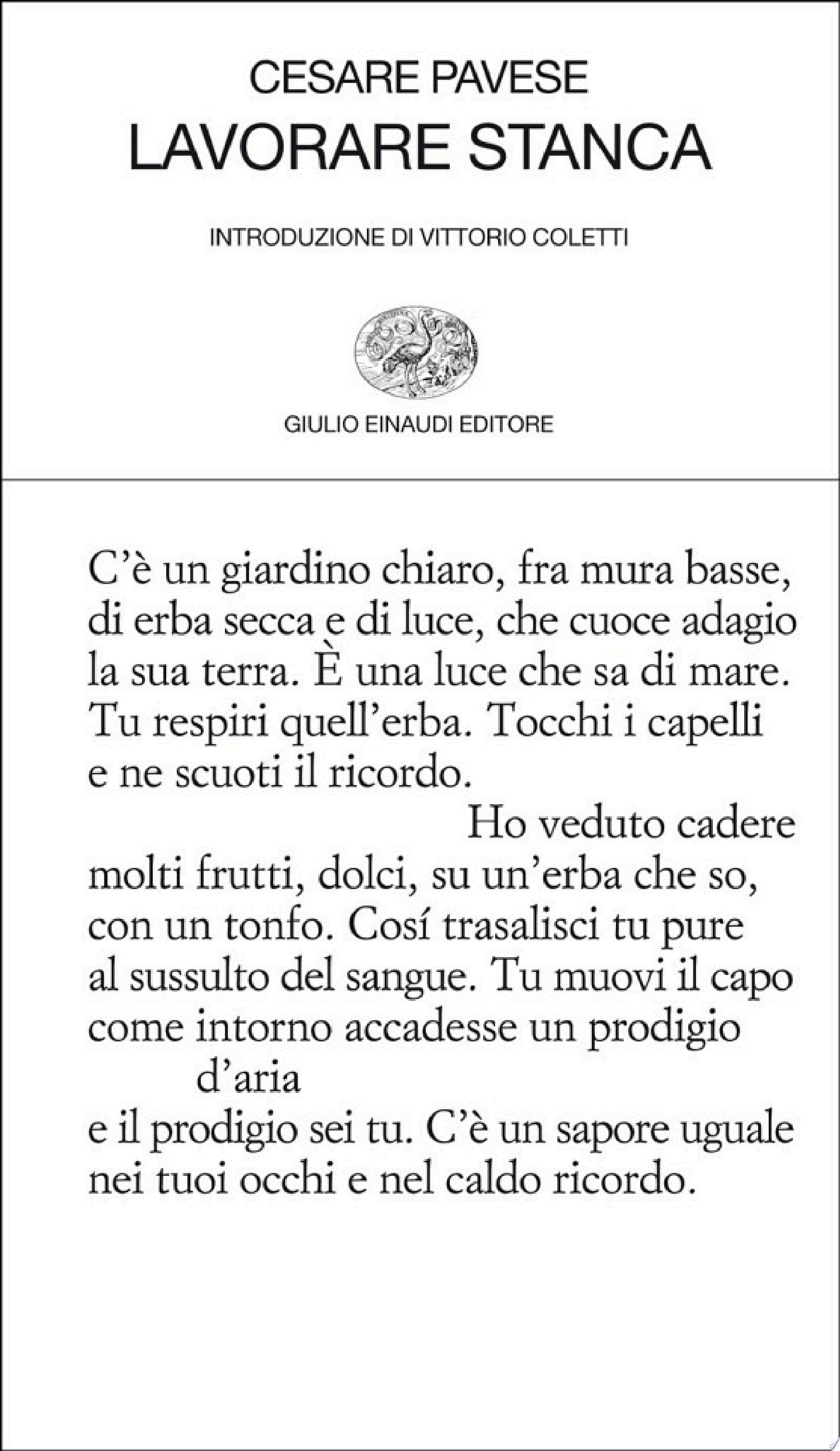 Lavorare stanca