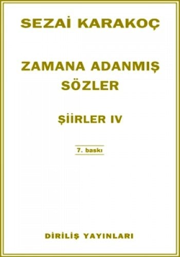 Zamana Adanmis Sözler - Siirler 5