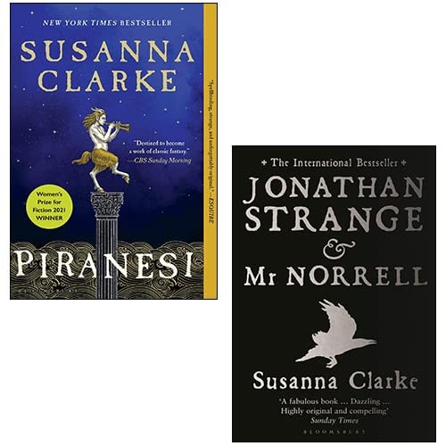Piranesi, Jonathan Strange and Mr. Norrell 2 Books Collection Set By Susanna Clarke