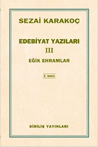 Edebiyat Yazilari 3 Egik Ehramlar