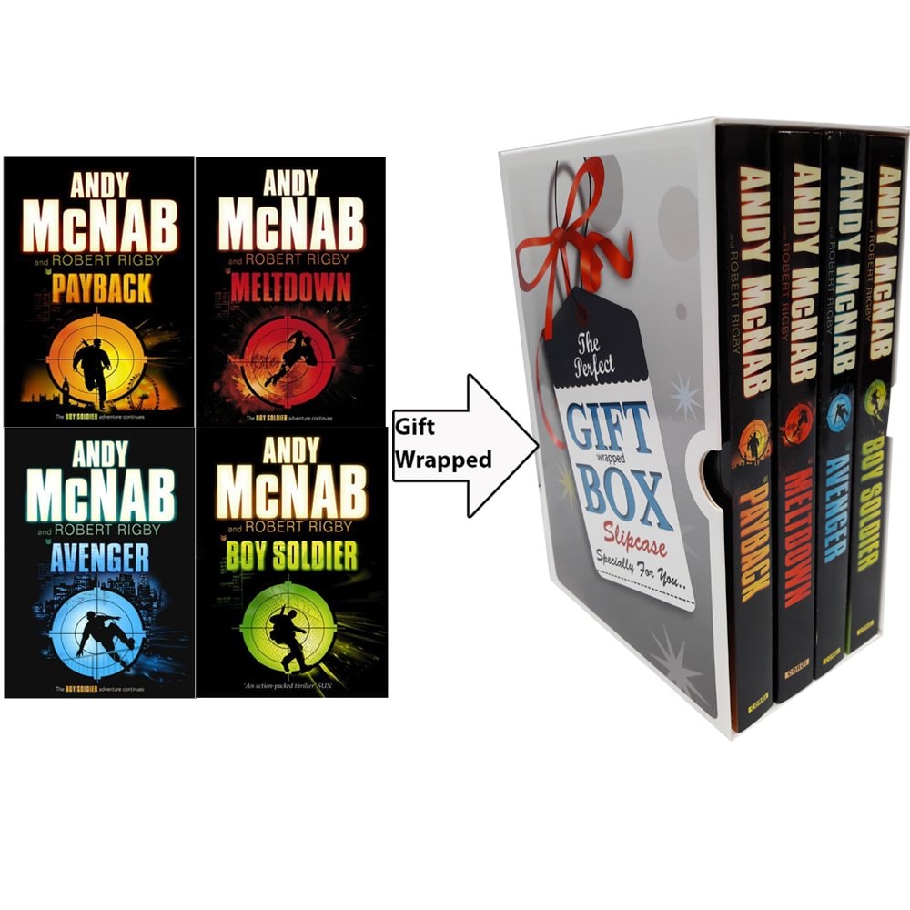 Andy McNab Boy Soldier 4 Books Collection Pack Set RRP: £23.96 (Boy Soldier, Payback, Avenger, Meltdown)