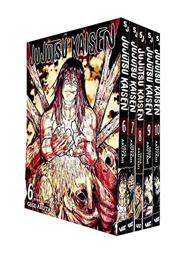 Jujutsu Kaisen Series Vol 6 7 8 9 10: 5 Books Collection Set By Gege Akutami