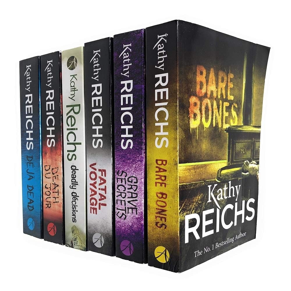 Temperance Brennan Series 1 Collection 6 Books Set By Kathy Reichs (Deja Dead, Death Du Jour, Deadly Decisions, Fatal Voyage, Grave Secrets, Bare Bones)