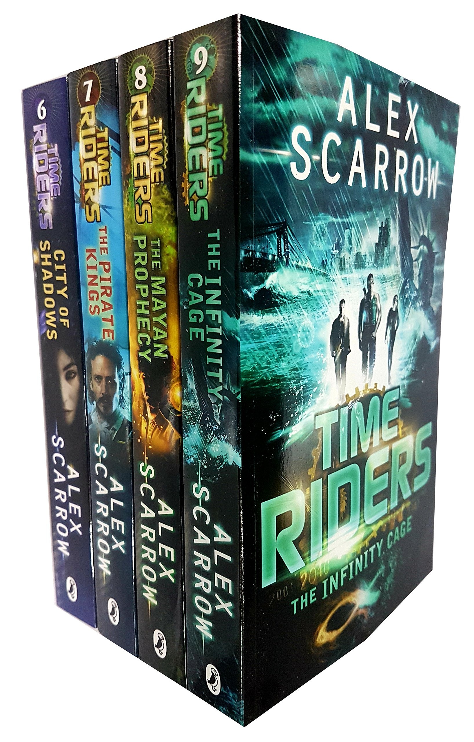 Alex scarrow time riders collection 4 books set
