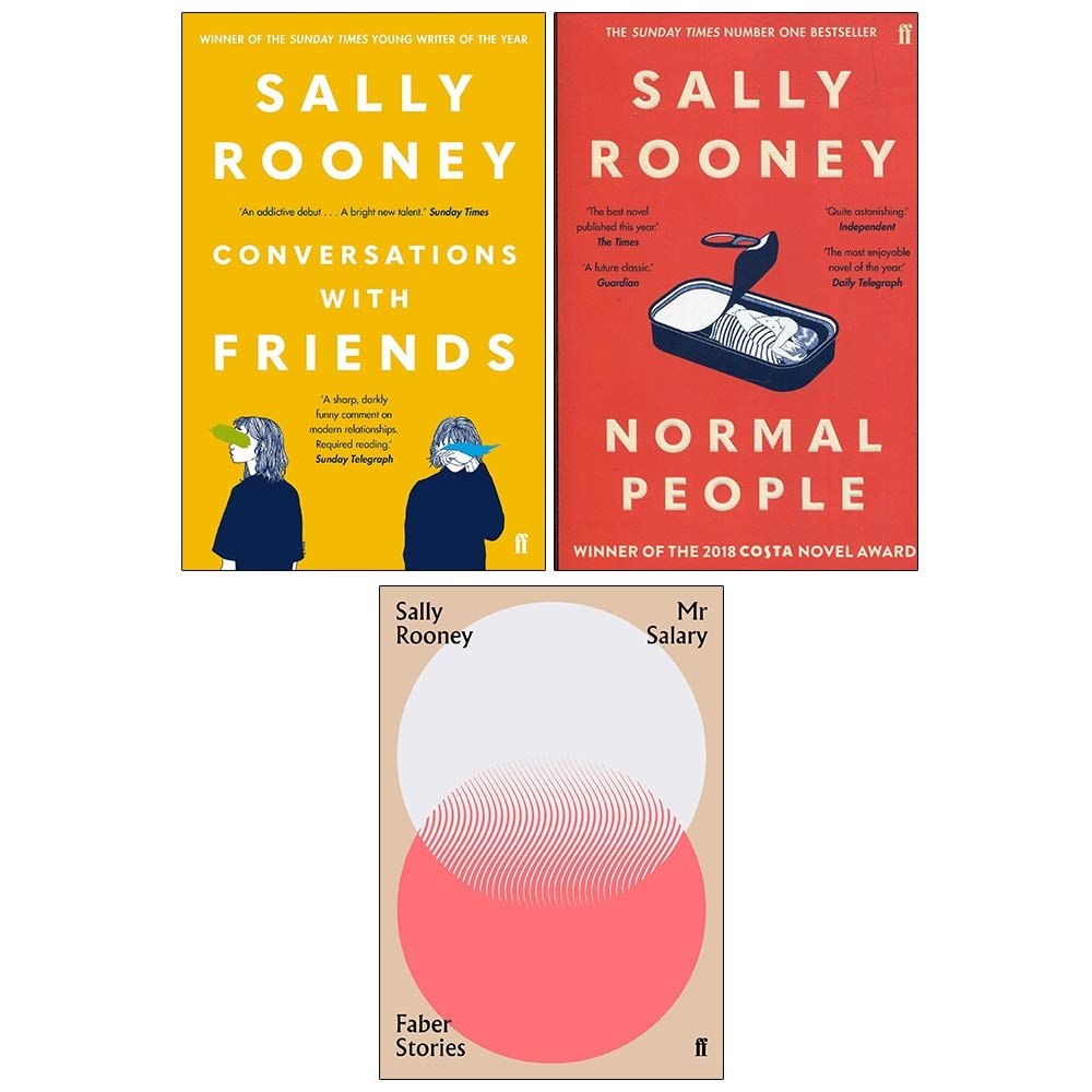 Sally Rooney 3 Books Collection Set ( Normal People, Conversations with Friends,Mr Salary)