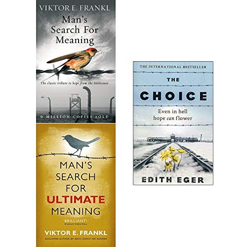 Mans Search For Meaning, Ultimate Meaning, The Choice 3 Books Collection Set