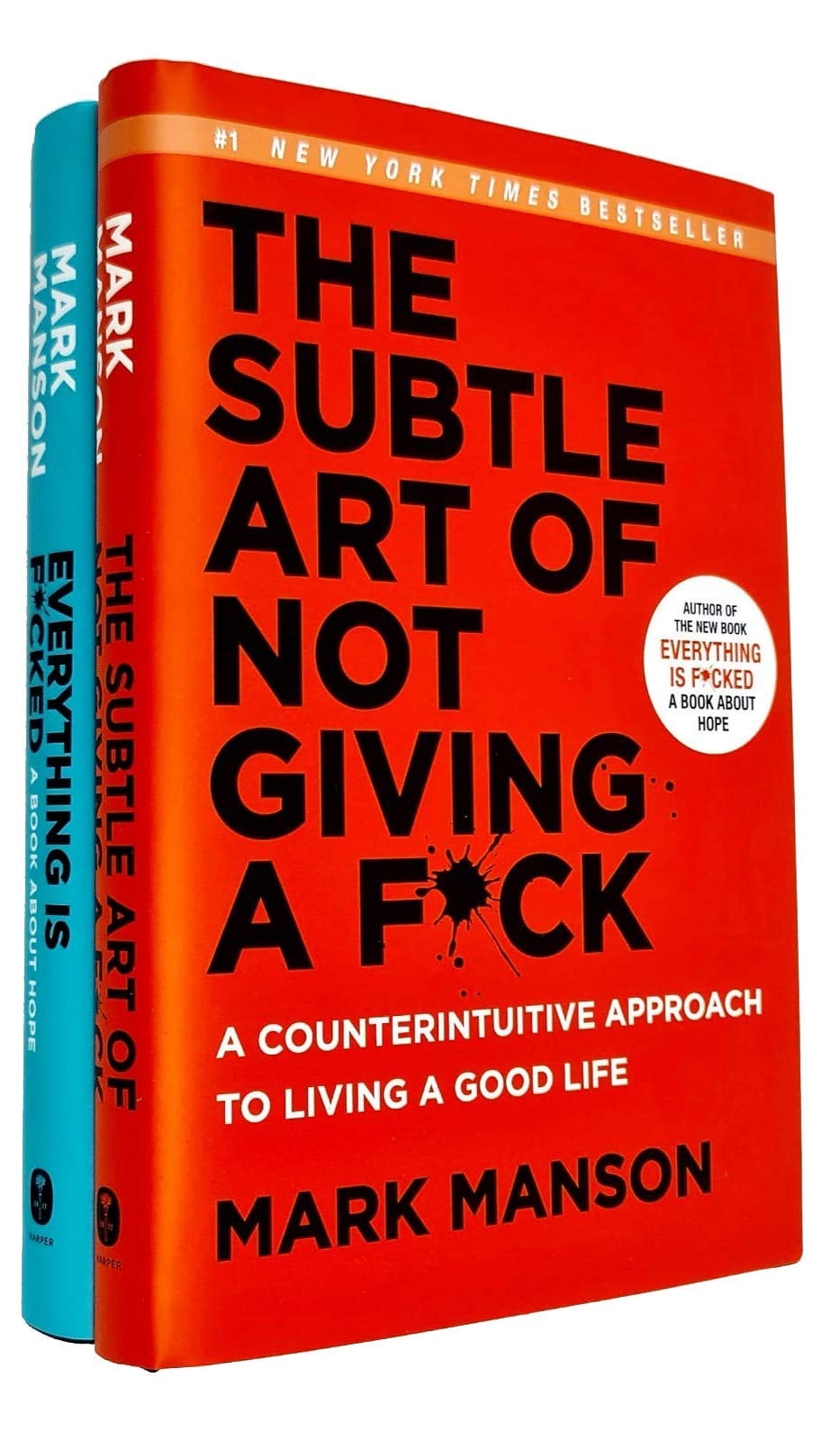 Mark Manson Collection 2 Books Set (The Subtle Art of Not Giving a F*ck, Everything Is F*cked)