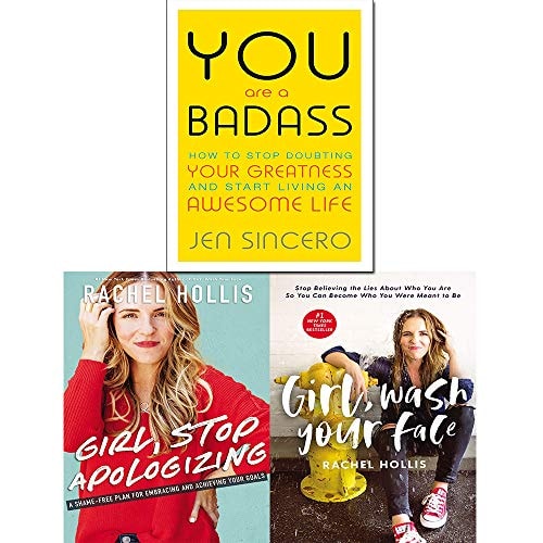 Girl Wash Your Face [Hardcover], Stop Apologizing and You Are a Badass 3 Books