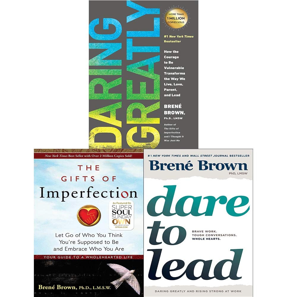 Brené Brown 3 Books Collection Set (Dare to Lead [Hardcover], Gifts of Imperfection, Daring Greatly)