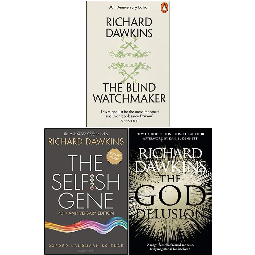 Richard Dawkins 3 Books Collection Set (The Selfish Gene, God Delusion, The Four Horsemen [Hardcover])