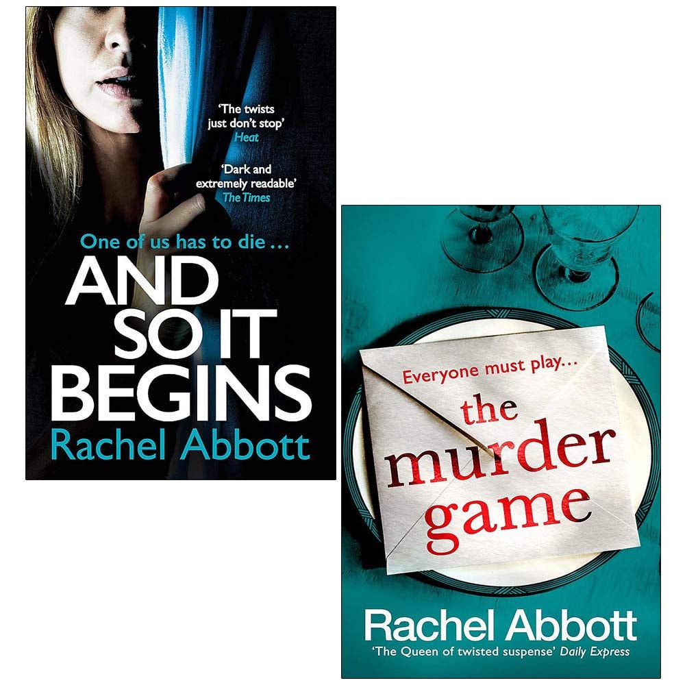 Stephanie King Series 2 Books Collection Set By Rachel Abbott (And So It Begins, [Hardcover] The Murder Game)
