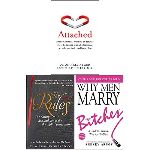 Attached, The New Rules, Why Men Marry Bitches 3 Books Collection Set