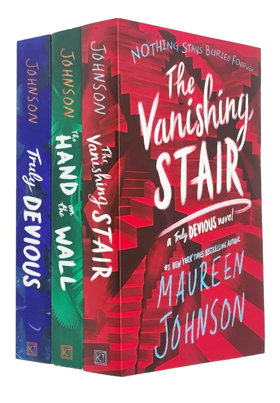 Truly Devious Series 3 Books Collection Set By Maureen Johnson (Truly Devious A Mystery, The Vanishing Stair, [Hardcover] The Hand on the Wall)