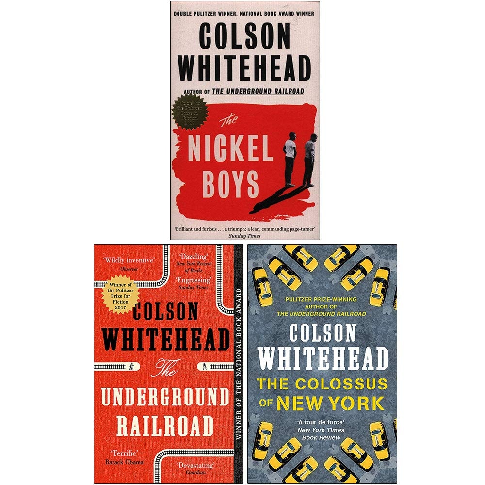 Colson Whitehead Collection 3 Books Set (The Nickel Boys, The Underground Railroad, Apex Hides The Hurt)