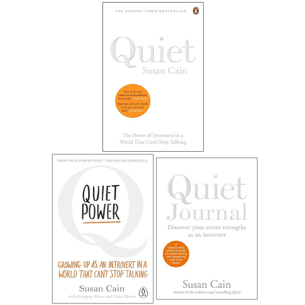 Susan Cain Collection 3 Books Set: Quiet: The Power of Introverts in a World That Can't Stop Talking, Quiet power, Quiet journal