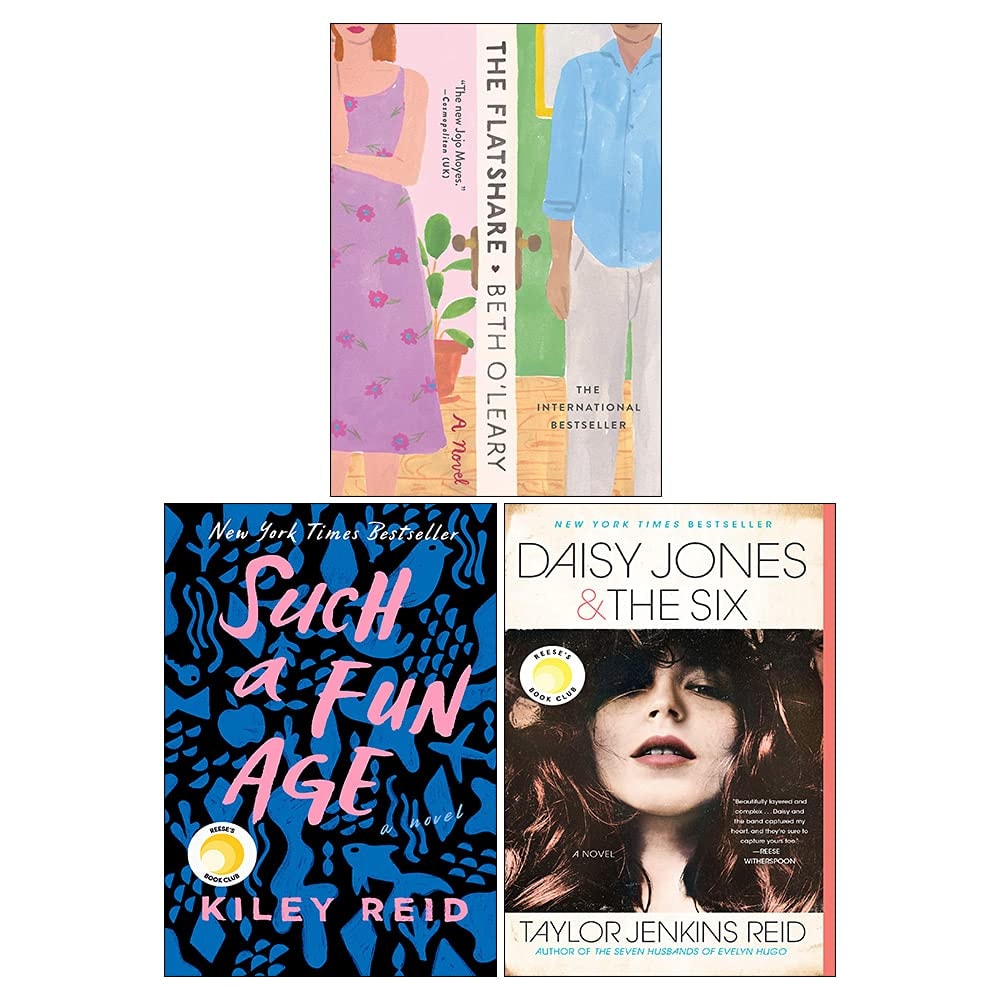 Daisy Jones and The Six, The Flatshare, Such a Fun Age 3 Books Collection Set