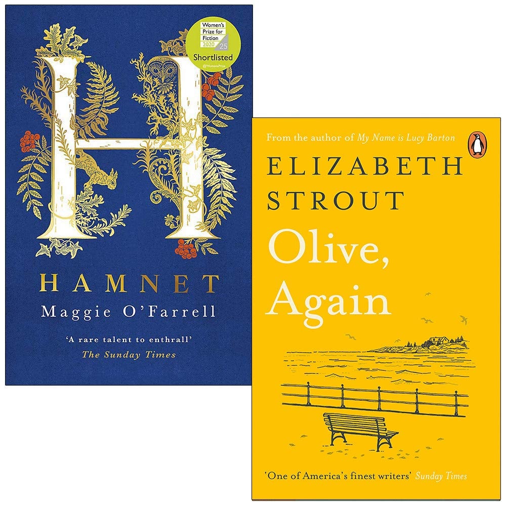 Hamnet By Maggie O'Farrell & Olive Again By Elizabeth Strout 2 Books Collection Set