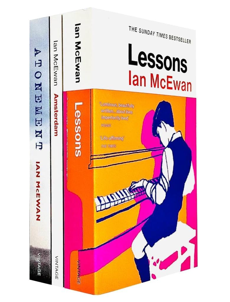 Ian McEwan 3 Books Collection Set (Lessons, Amsterdam, Atonement)