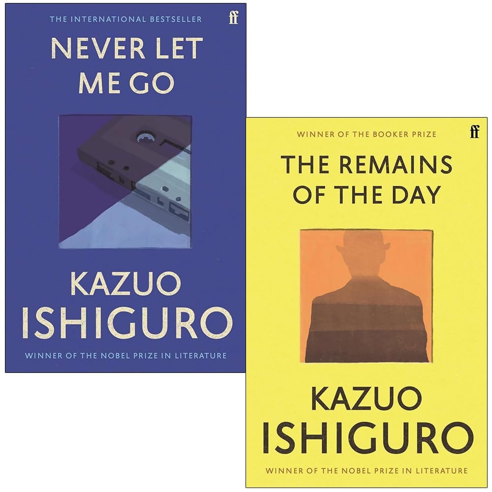 Kazuo Ishiguro Collection 2 Books Set (Klara and the Sun [Hardcover], Never Let Me Go)