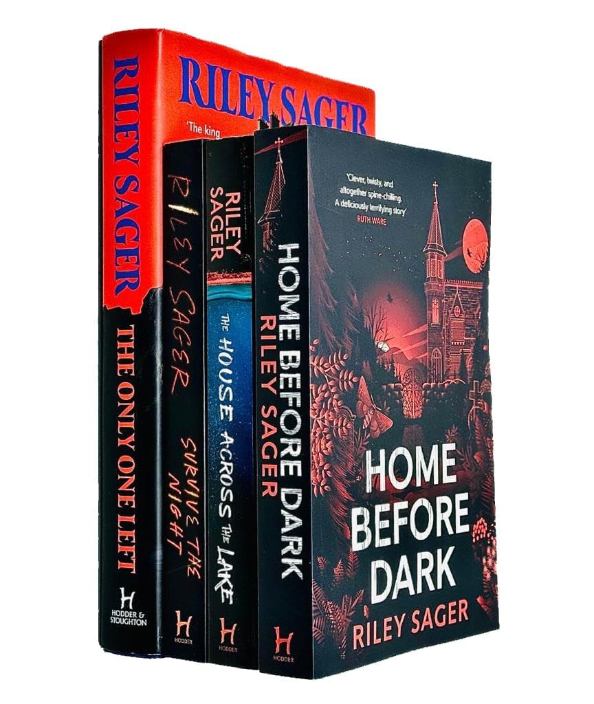 Home Before Dark, Survive the Night, The House Across the Lake, The Only One Left [Hardcover] By Riley Sager 4 Books Collection Set