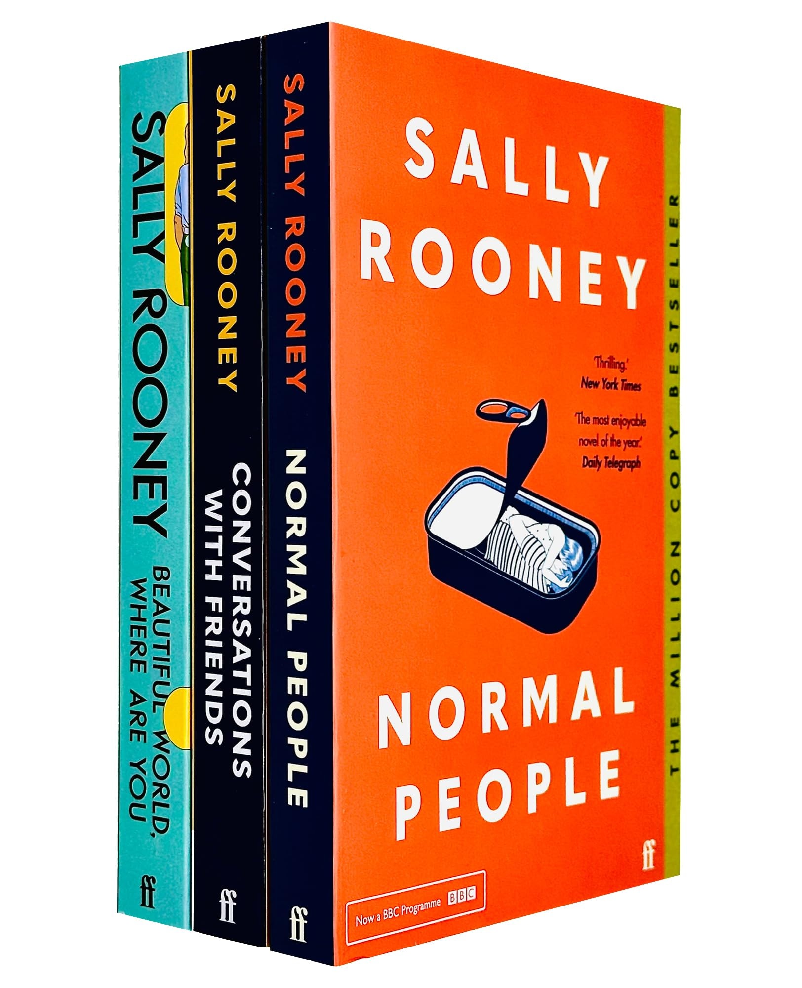 Sally Rooney Collection 3 Books Set (Conversations with Friends, Normal People & Beautiful World, Where Are You)