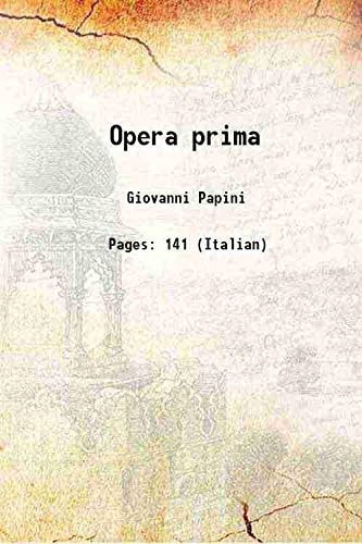 Opera prima 1918