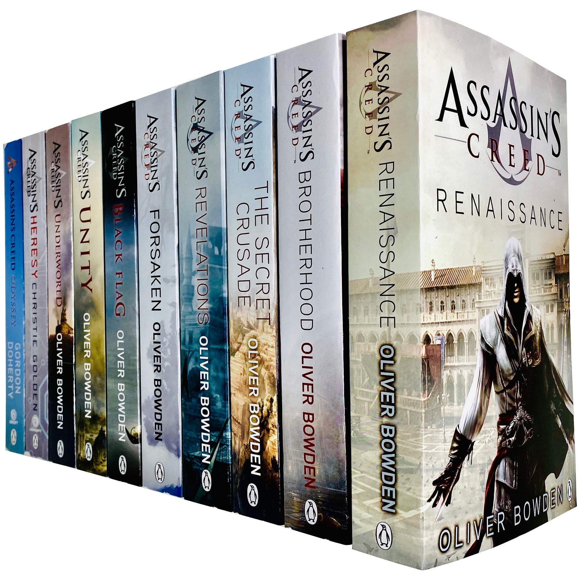 Assassins Creed 3 Books Collection set Volume 1 to 3 by Oliver Bowden (Renaissance, Brotherhood, The Secret Crusade)