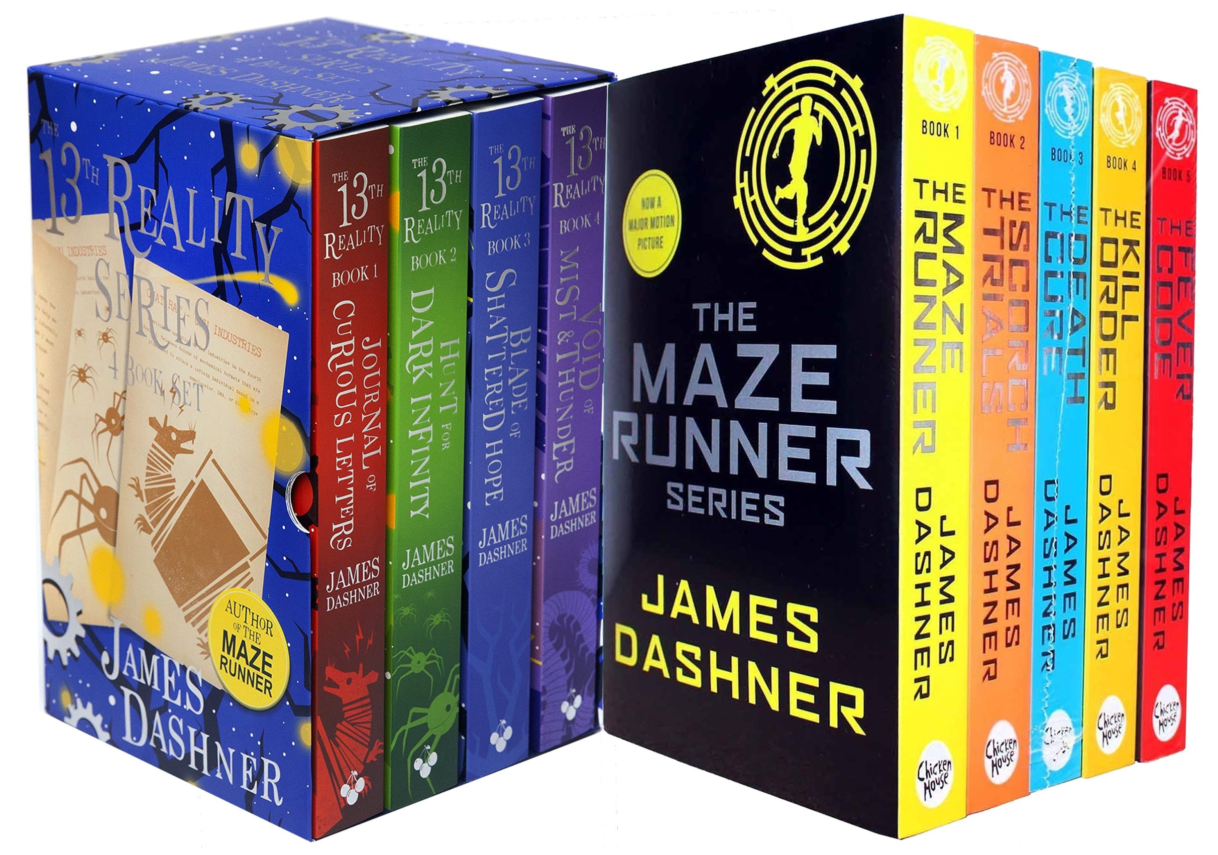 James Dashner 9 Books Collection Set (Maze Runner, 13th Reality)