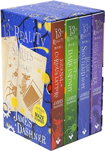 The 13th Reality Series 4 Books Collection Box Set By James Dashner (Journal of Curious Letters, Hunt for Dark Infinity, Blade of Shattered Hope, Void of Mist and Thunder)