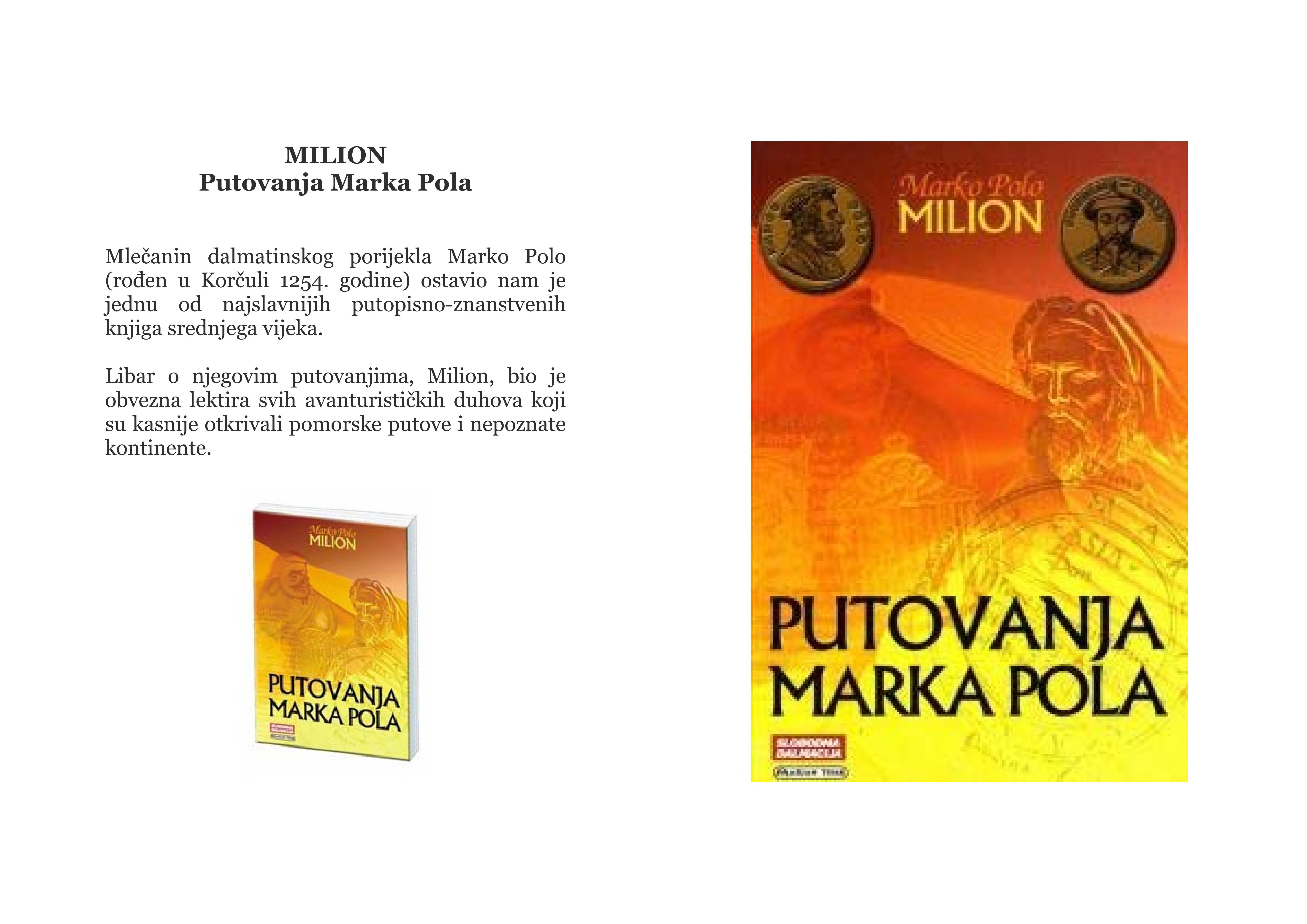 Milion putovanja Marka Pola