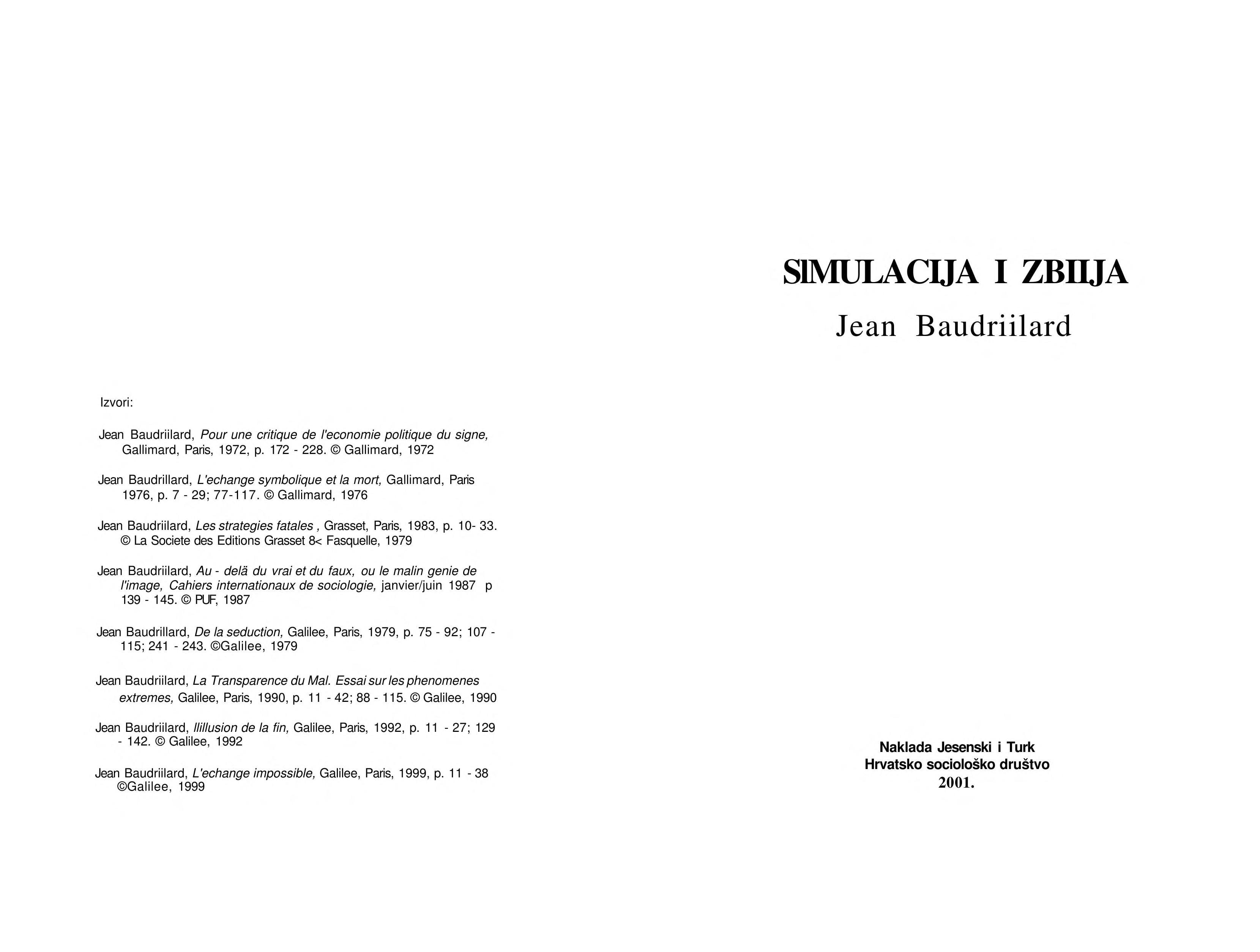 Simulacija i zbilja