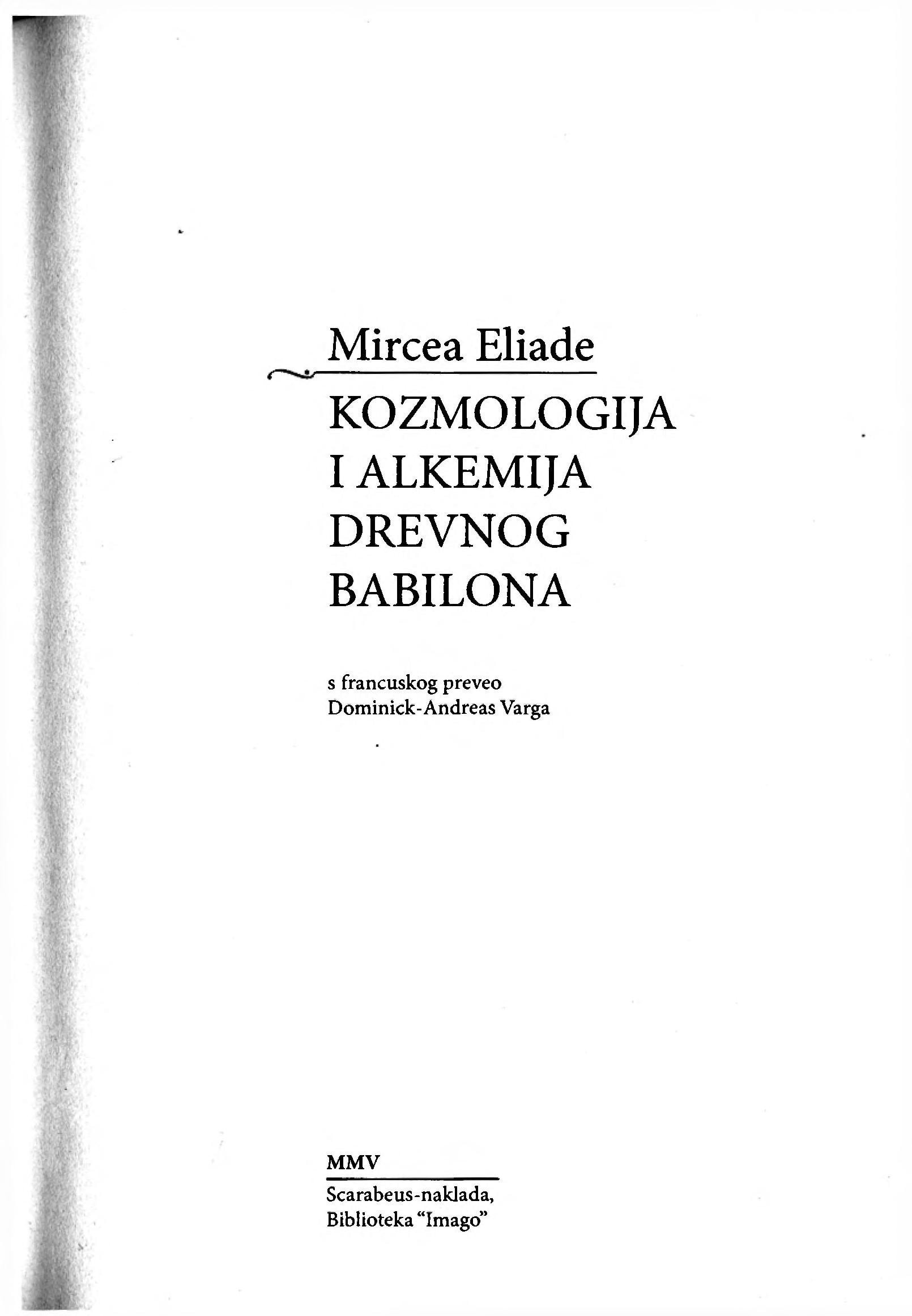 Kozmologija i alkemija drevnog Babilona