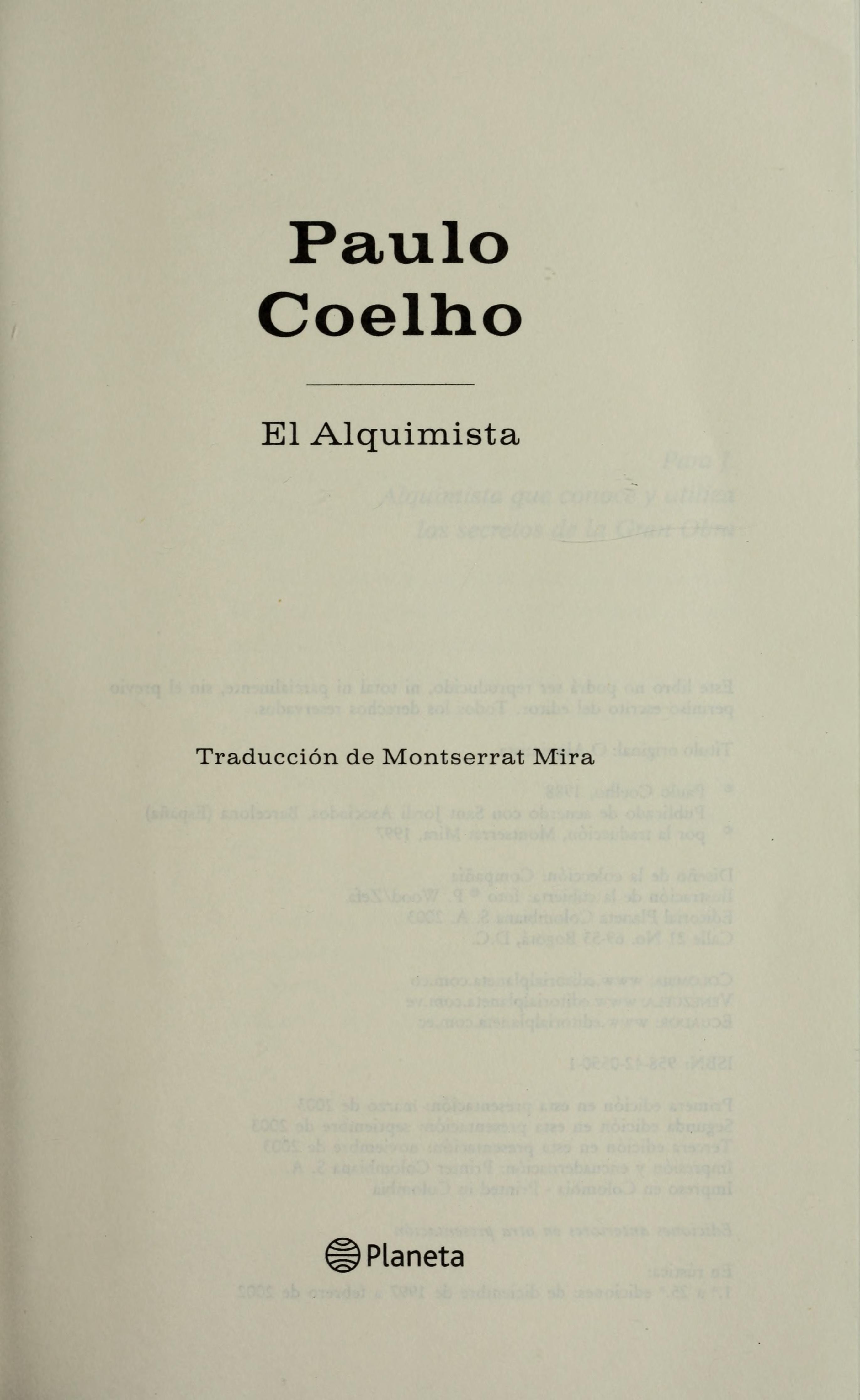 El alquímísta