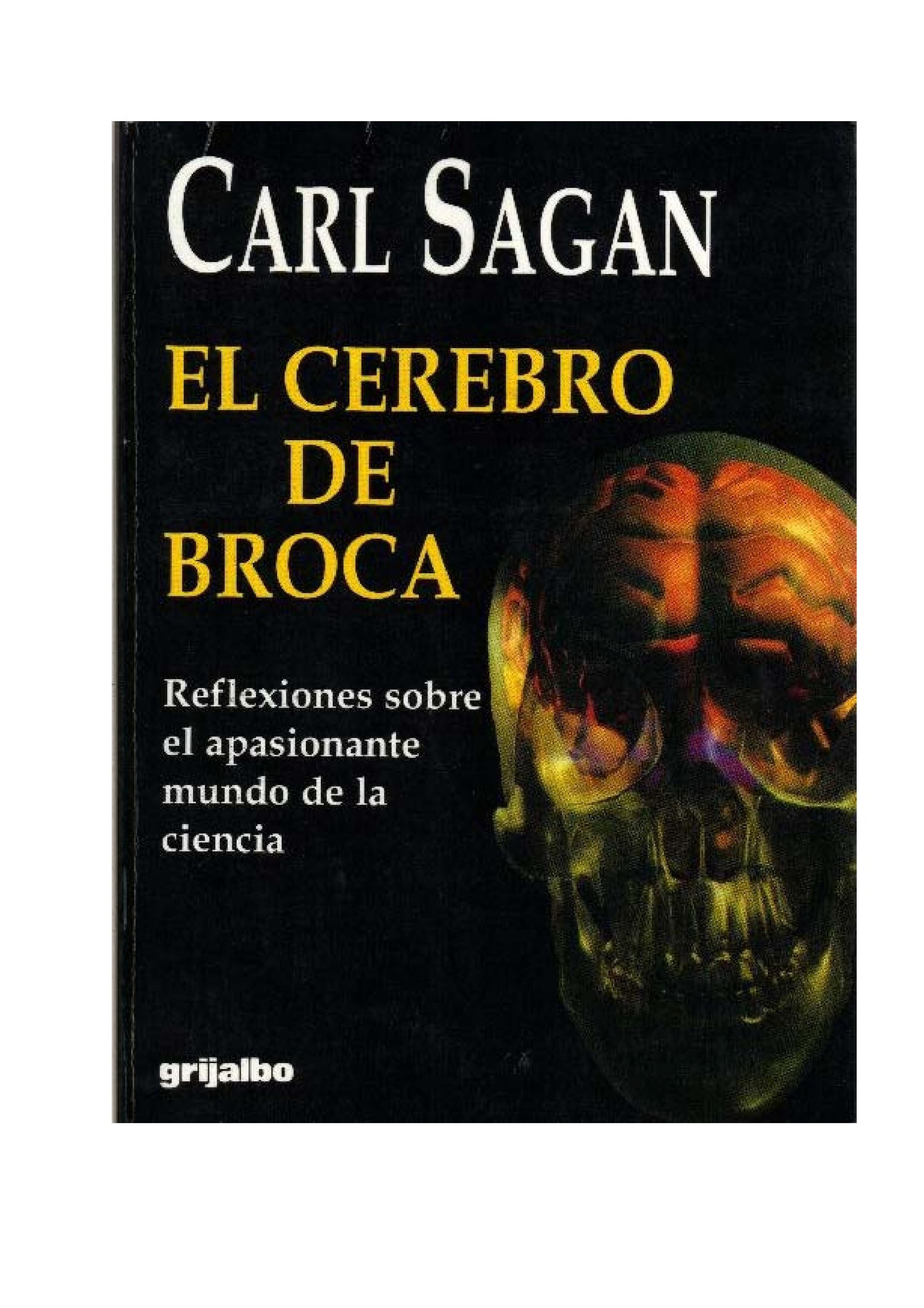 El cerebro de Broca reflexiones sobre el apasionante mundo de la ciencia